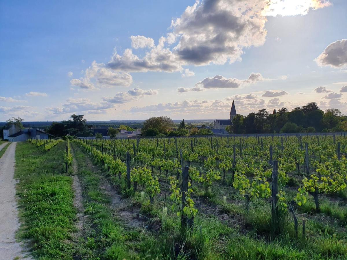 Le Gite Du Puits Aubert Breze Esterno foto
